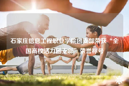 石家庄信息工程职业学院团支部荣获“全国高校活力团支部”荣誉称号