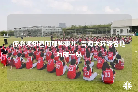 你必须知道的那些事儿  青海大环线各地海拔一览