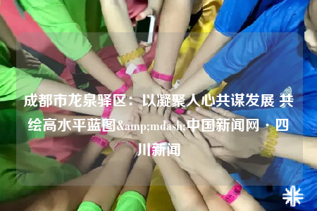 成都市龙泉驿区：以凝聚人心共谋发展 共绘高水平蓝图—中国新闻网·四川新闻