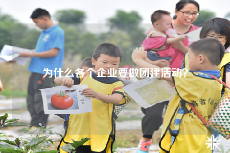 为什么各个企业要做团建活动？