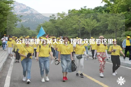公司团建方案大全，团建攻略看这里！
