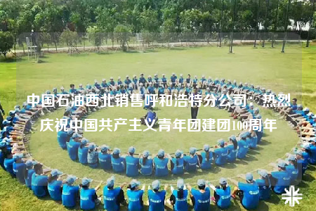 中国石油西北销售呼和浩特分公司：热烈庆祝中国共产主义青年团建团100周年