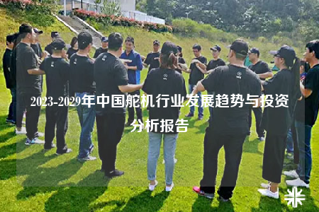 2023-2029年中国舵机行业发展趋势与投资分析报告