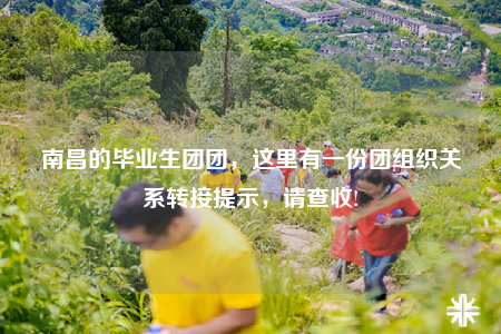 南昌的毕业生团团，这里有一份团组织关系转接提示，请查收!