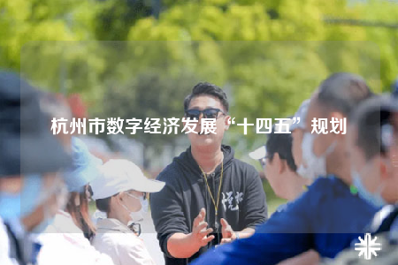 杭州市数字经济发展“十四五”规划