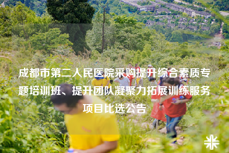 成都市第二人民医院采购提升综合素质专题培训班、提升团队凝聚力拓展训练服务项目比选公告